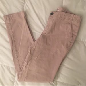 Pink skinny pants